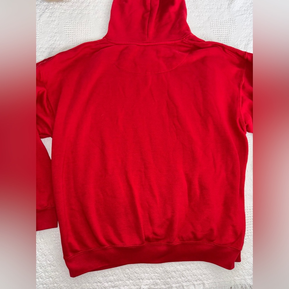 United States Marine Corp Hoodie Sweatshirt Mens XL Red Preowned USMC America - Picture 4 of 4
